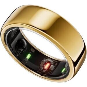 Oura Ring Gen3 Horizon Gold Smart Ring Size 7 – Track Sleep, Fitness & More NEW!